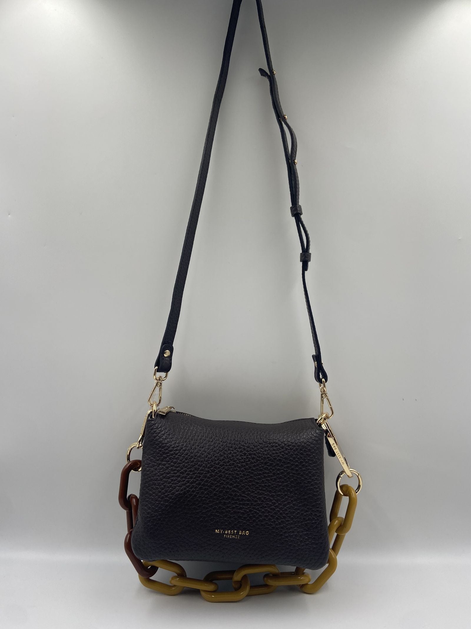 Pochette con grana dollaro - My Best Bag Firenze F2MYB3029S MARRONE MY BEST BAG 