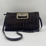 Borsa media Viktoria croco suede - My Best Bag Firenze F2MYB3037L MARRONE MY BEST BAG 
