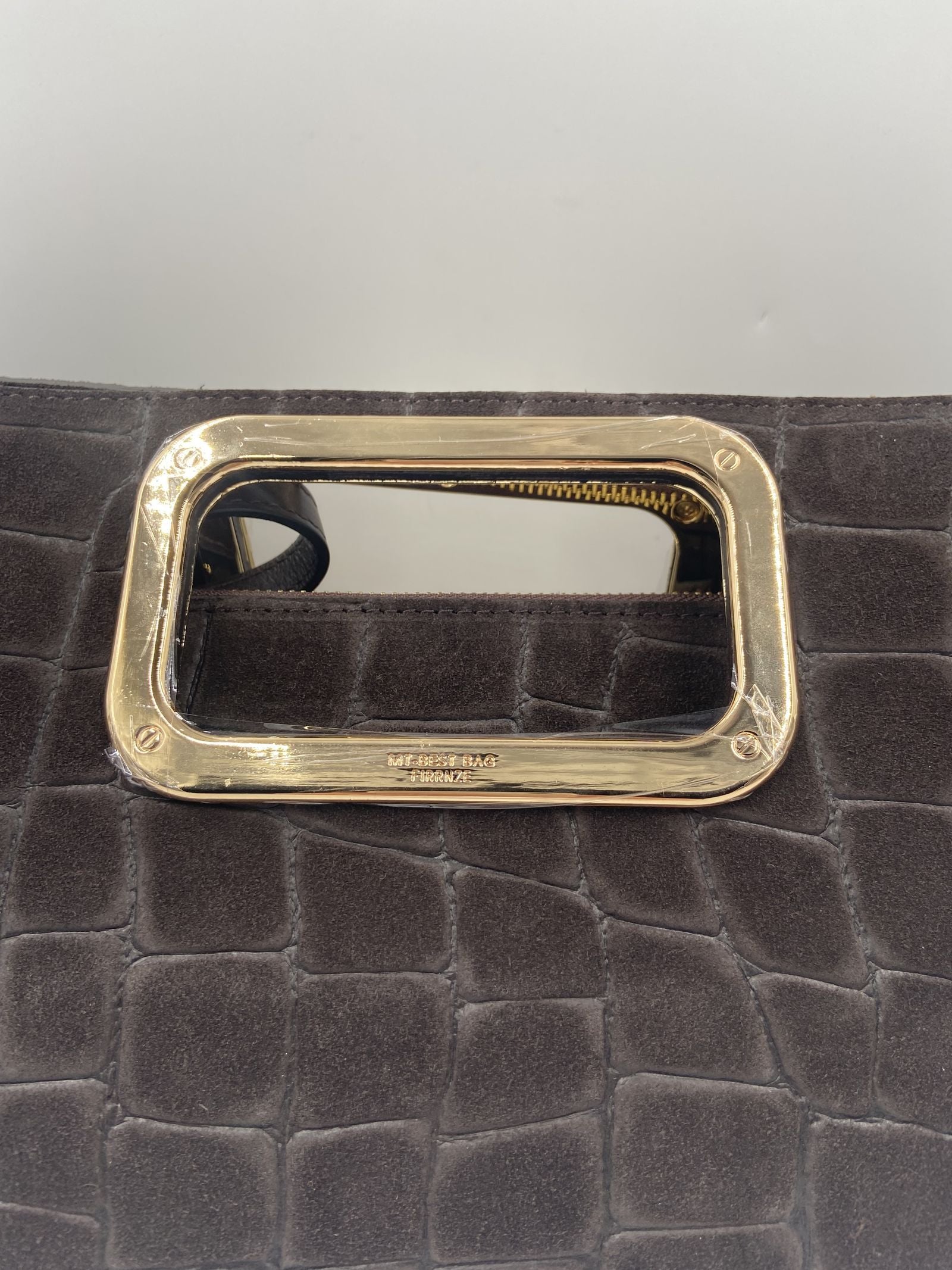 Borsa media Viktoria croco suede - My Best Bag Firenze F2MYB3037L MARRONE MY BEST BAG 