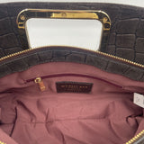 Borsa media Viktoria croco suede - My Best Bag Firenze F2MYB3037L MARRONE MY BEST BAG 
