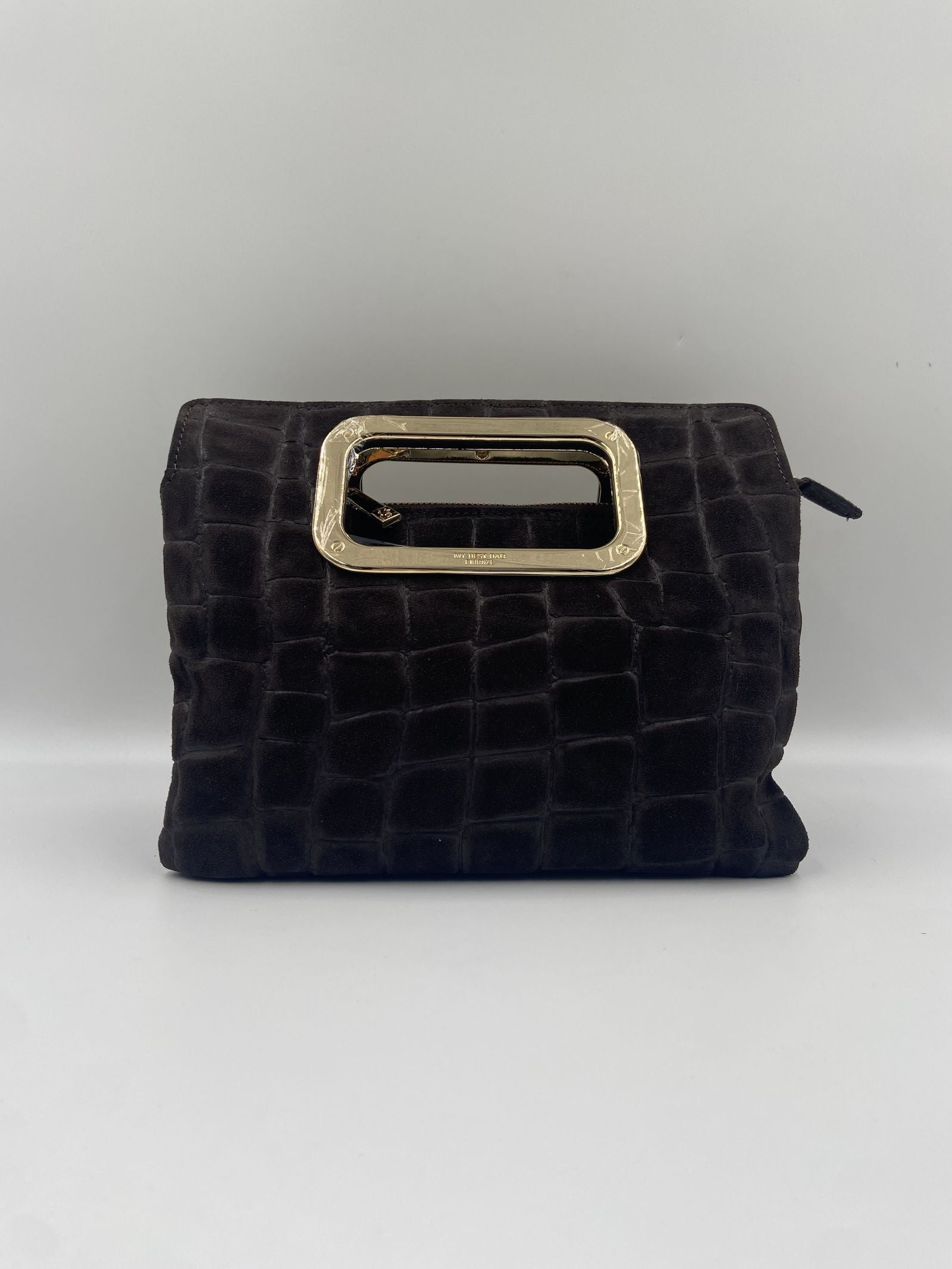 Borsa Viktoria croco suede -My Best Bag Firenze F2MYB3038S MARRONE MY BEST BAG 