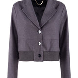 Giacca bomber con bordini maglia - Nenette 42BBBEAT 0703 NENETTE 