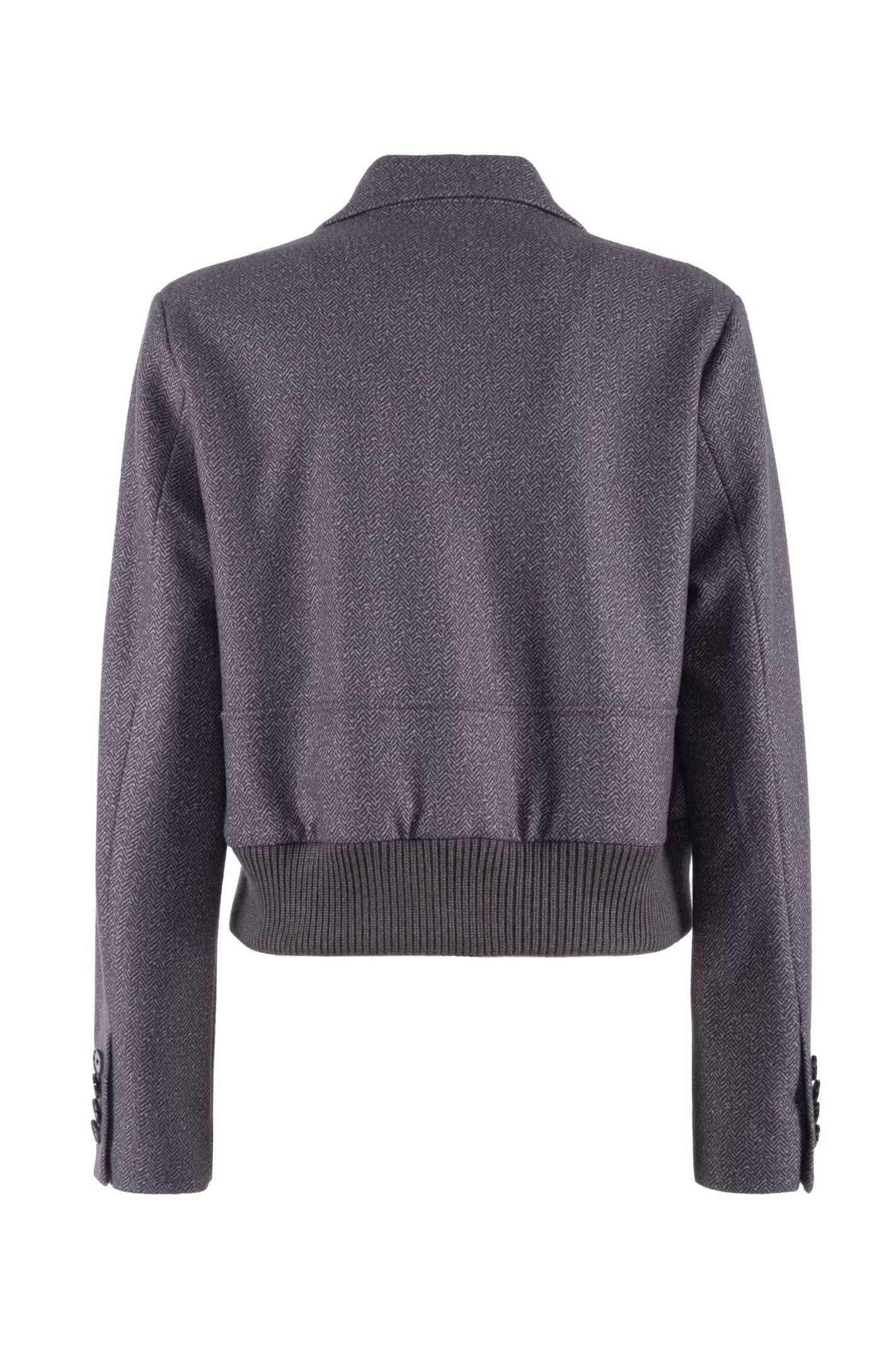Giacca bomber con bordini maglia - Nenette 42BBBEAT 0703 NENETTE 