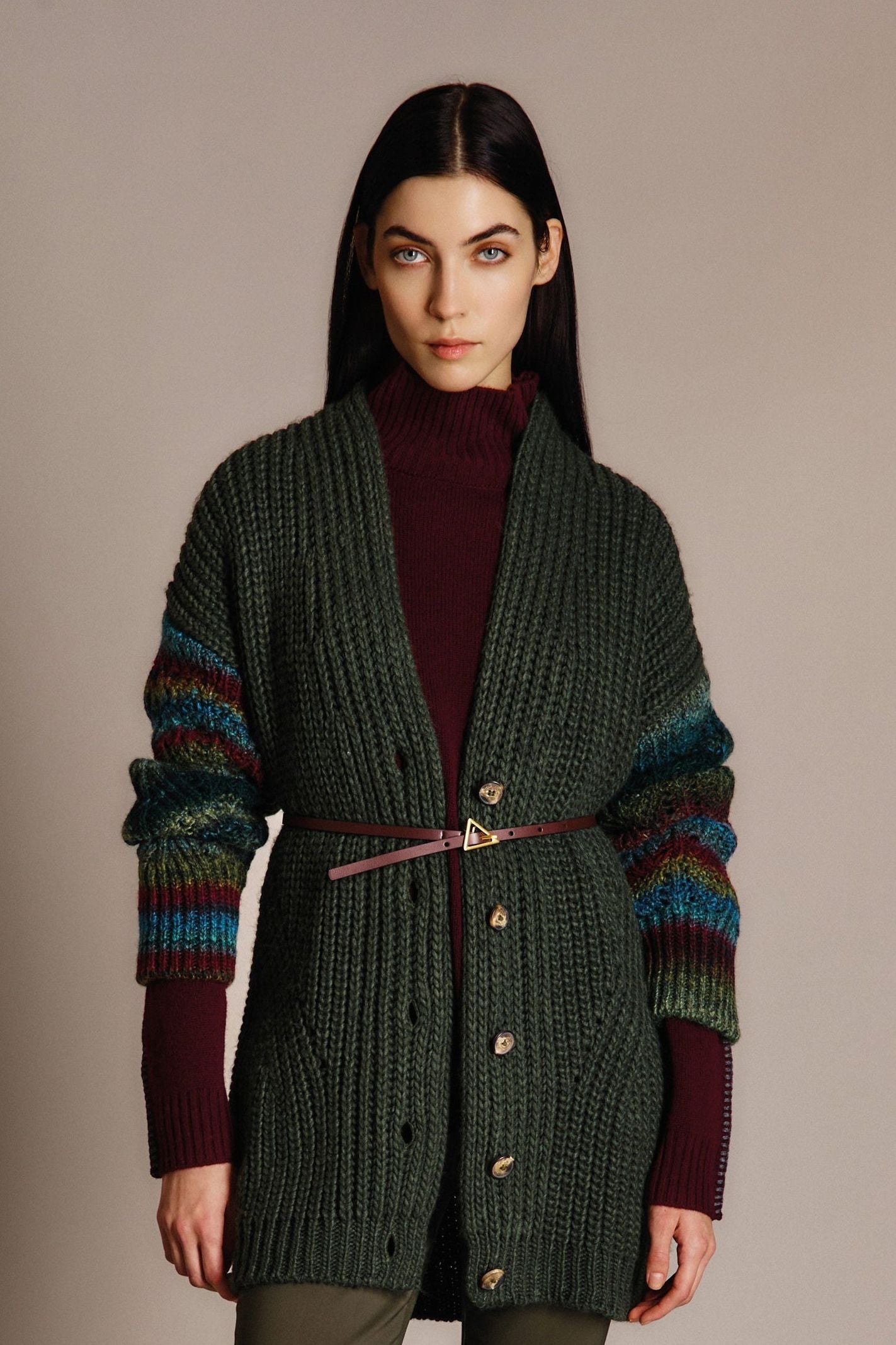 Cardigan lungo - Nenette 42BBCACTUS 0379 NENETTE 