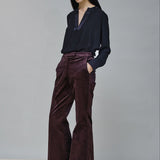 Pantalone zampa in fustagno - Nenette 42BBECO 0604 NENETTE 