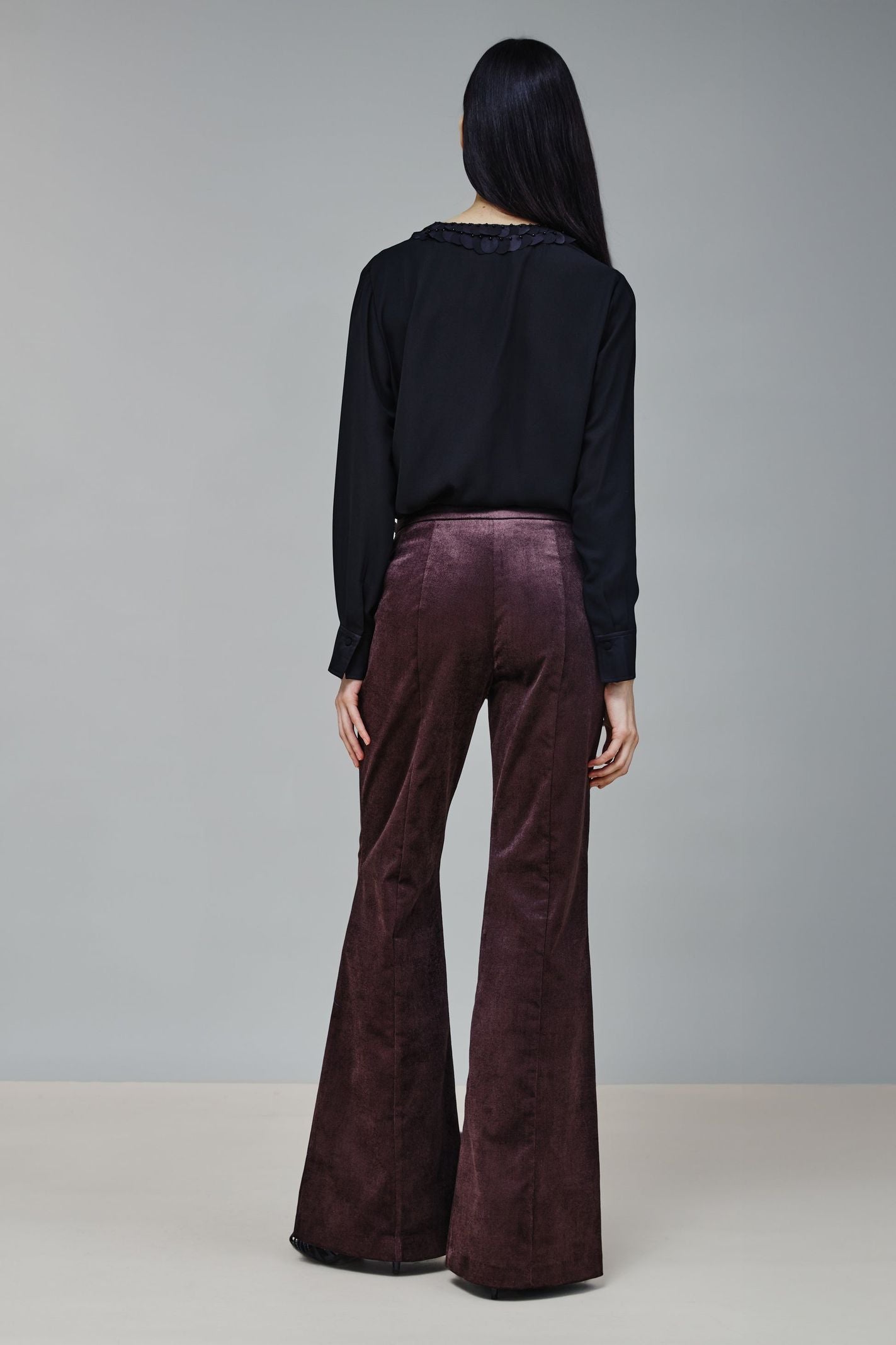 Pantalone zampa in fustagno - Nenette 42BBECO 0604 NENETTE 