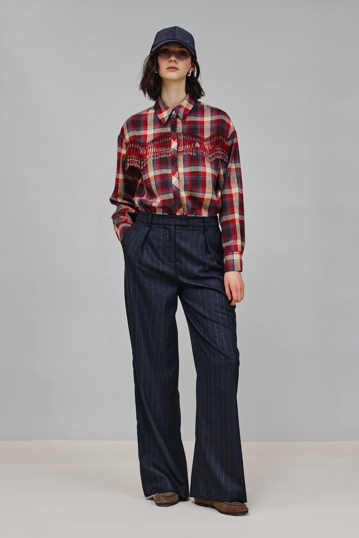 Pantalone palazzo - Nenette 42BBEPICOR 0703 NENETTE 