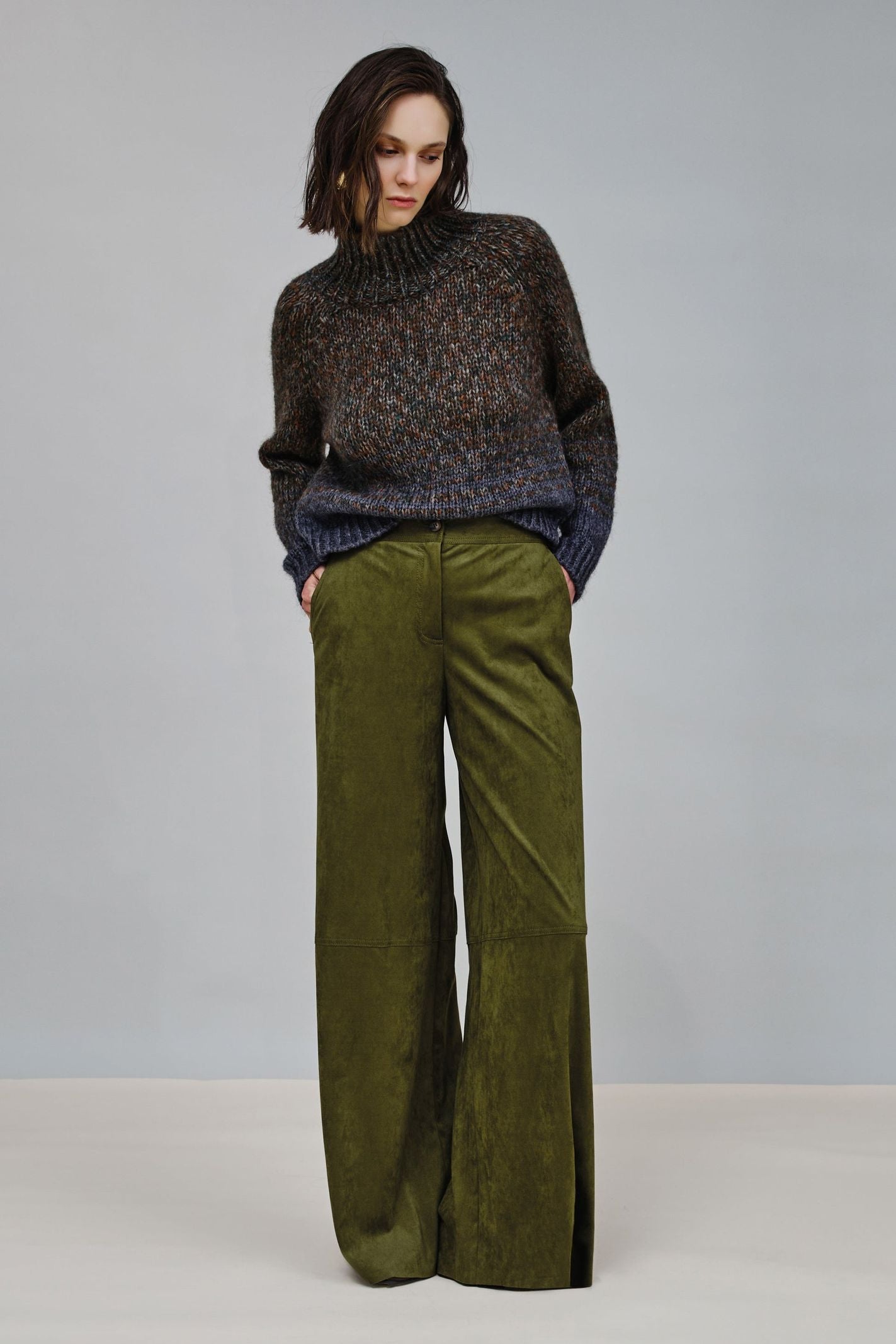 Pantalone scamosciato - Nenette 42BBETERE 0304 NENETTE 