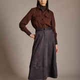 Gonna lunga in ecosuede - Nenette 42BBGINKO 0703 NENETTE 