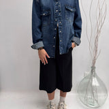 Camicia in denim scuro - Ofelia 91863 DENIM OFELIA 