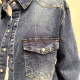 Camicia in denim scuro - Ofelia 91863 DENIM OFELIA 