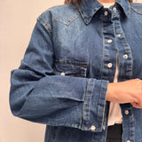 Camicia in denim scuro - Ofelia 91863 DENIM OFELIA 