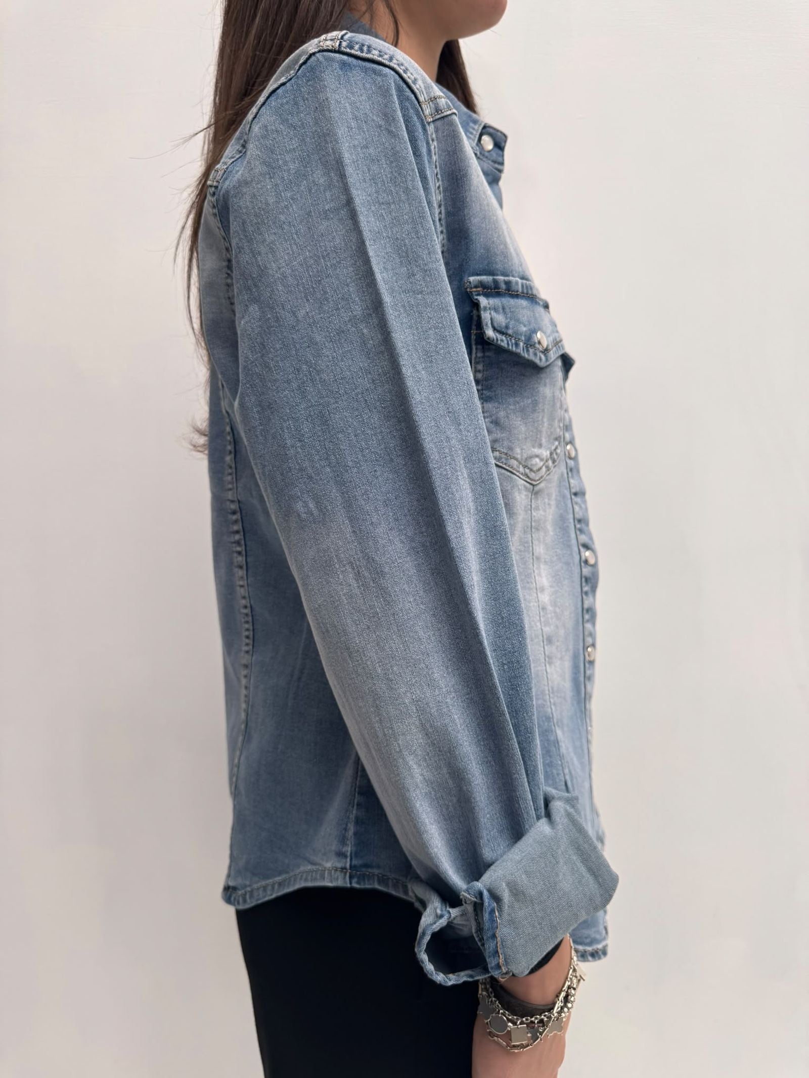 Camicia in denim chiaro - Ofelia 91863 DENIMCHIARO OFELIA 