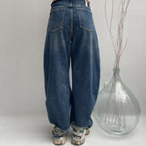 Jeans destroyed rattoppato - Ofelia LAF288 DENIM OFELIA 