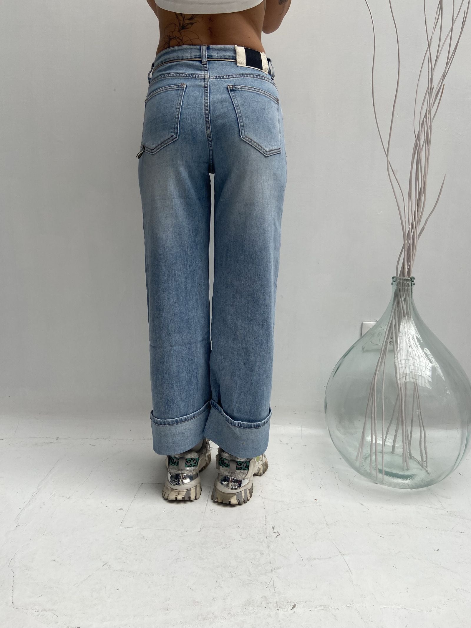 Jeans con risvolto - Ofelia LAF317 DENIM OFELIA 