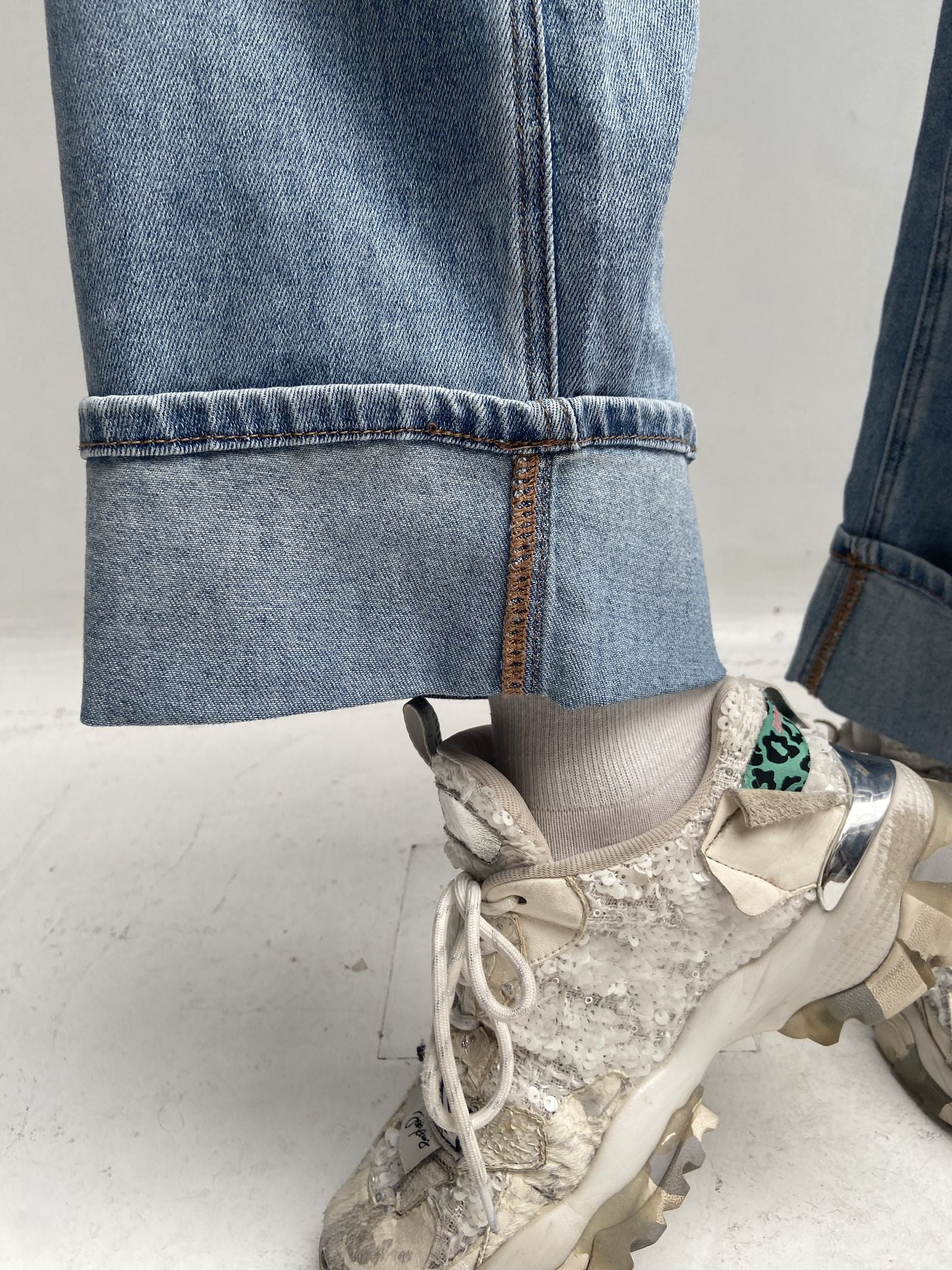 Jeans con risvolto - Ofelia LAF317 DENIM OFELIA 