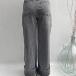 Jeans momfit con risvolto - Ofelia LAF320 GRIGIO OFELIA 
