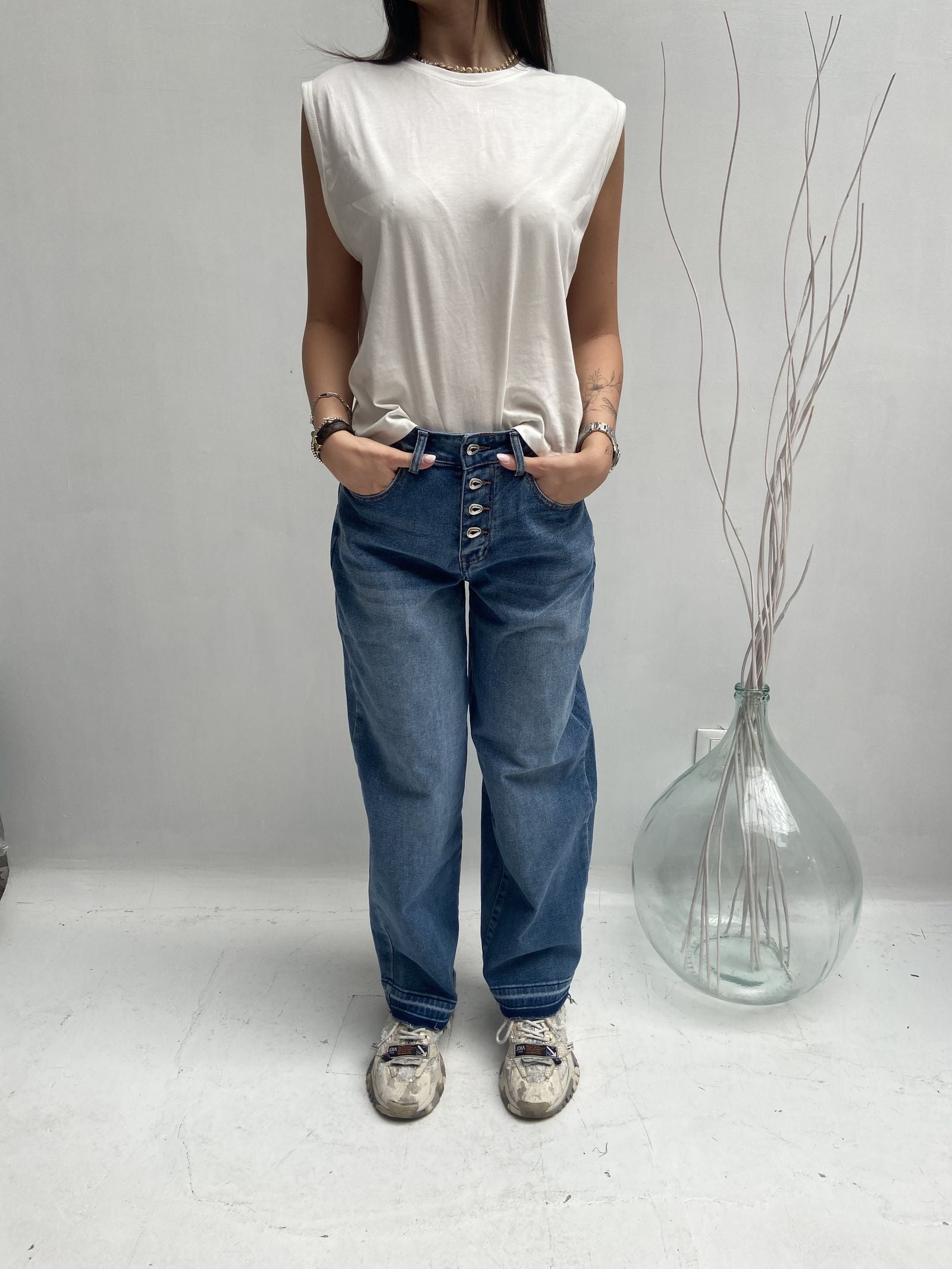 Jeans momfit - Ofelia LAF334 DENIM OFELIA 
