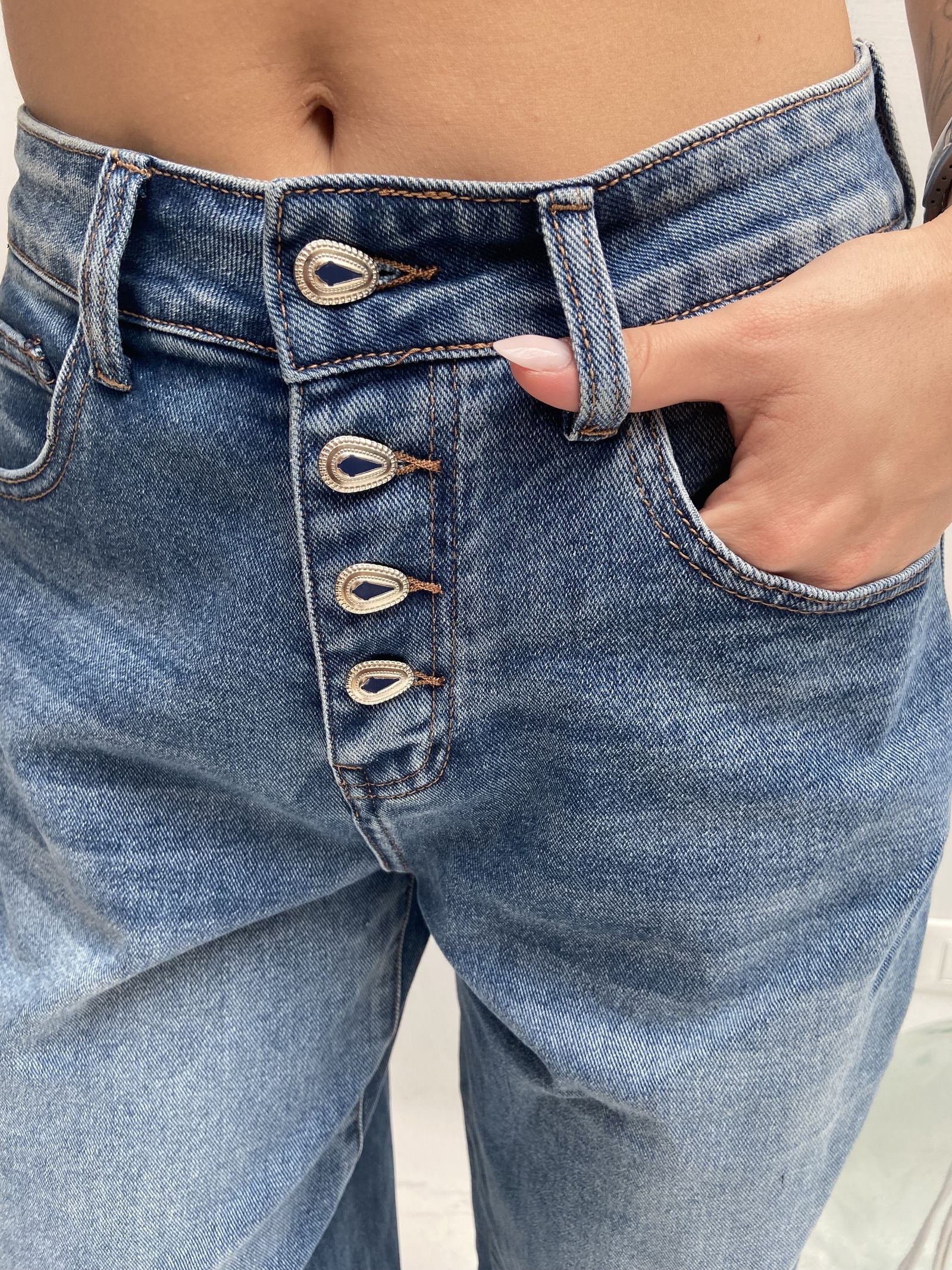 Jeans momfit - Ofelia LAF334 DENIM OFELIA 