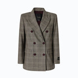 Giacca doppiopetto a quadri - Pinko 105617A3FF CYZ PINKO 