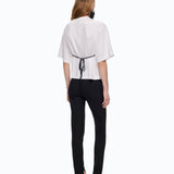 T-shirt con top in pizzo - Pinko 107155A3FL ZZ1 PINKO 