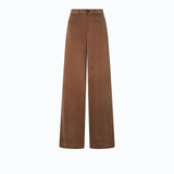 Pantalone palazzo in twill mano pesca - Pinko 107170A3F8 M10 PINKO 