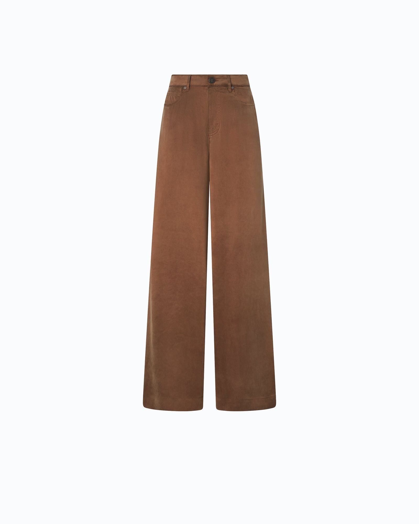 Pantalone palazzo in twill mano pesca - Pinko 107170A3F8 M10 PINKO 