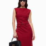 Abito midi a tubino con cintura - Pinko 107265A3DA R59 PINKO 