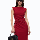 Abito midi a tubino con cintura - Pinko 107265A3DA R59 PINKO 