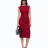 Abito midi a tubino con cintura - Pinko 107265A3DA R59 PINKO 