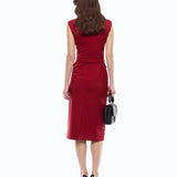 Abito midi a tubino con cintura - Pinko 107265A3DA R59 PINKO 