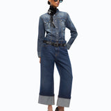 Jeans cropped con cintura - Pinko 107277A3HG PJB PINKO 