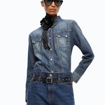 Camicia in denim con scoloriture - Pinko 107290A3HZ PJC PINKO 