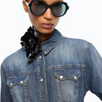 Camicia in denim con scoloriture - Pinko 107290A3HZ PJC PINKO 