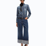 Camicia in denim con scoloriture - Pinko 107290A3HZ PJC PINKO 