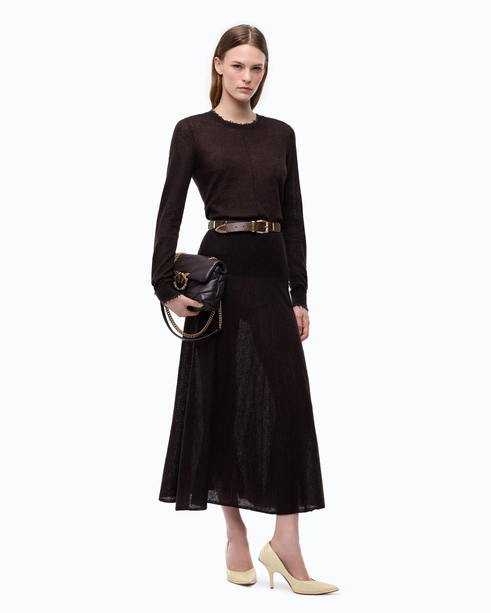 Maglia leggera in cashmere e lana - Pinko 107328A3IQ M05 PINKO 
