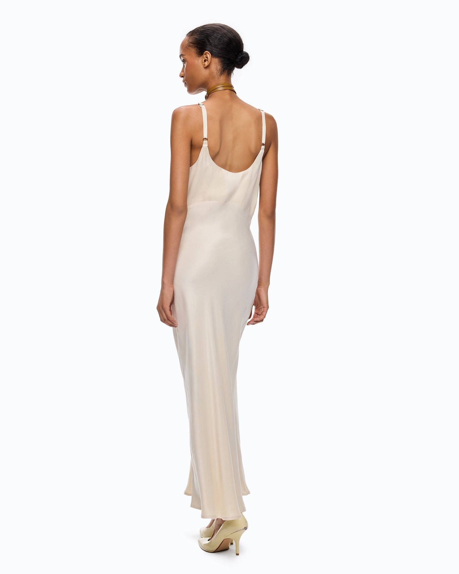 Abito lungo con logo rimovibile - Pinko 107375A3F8 C21 PINKO 