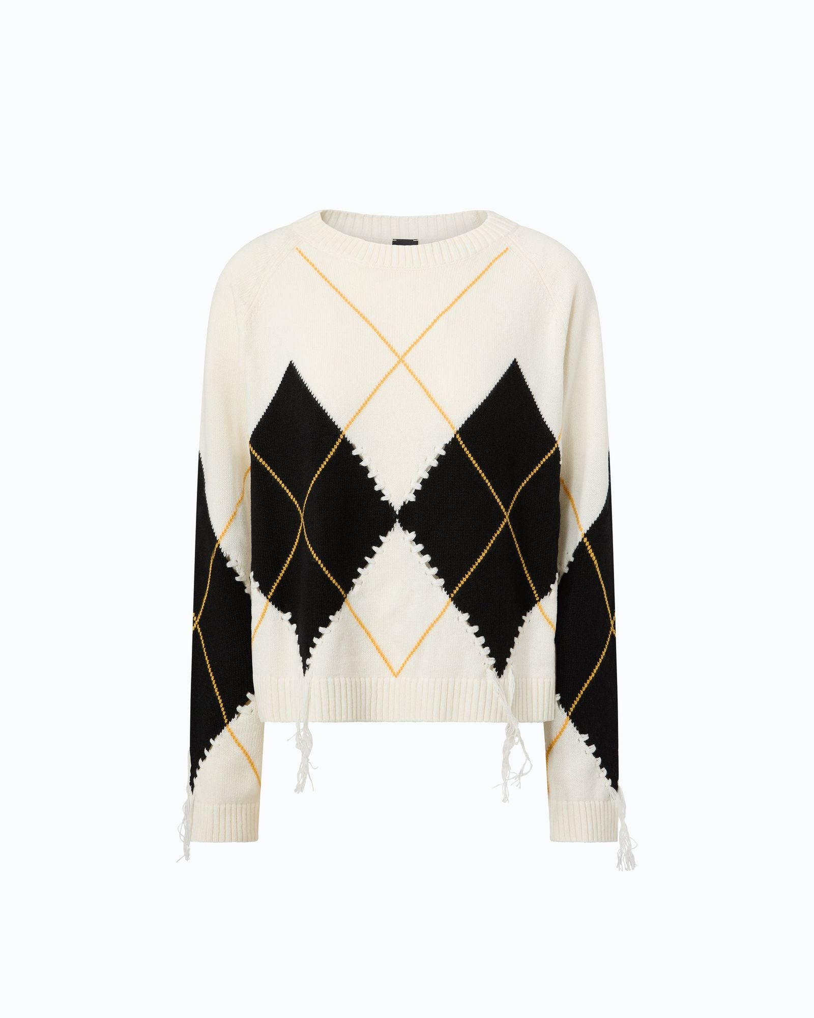 Maglia in cashmere con maxi rombi - Pinko 107377A3JE DZ0 PINKO 