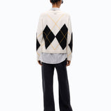 Maglia in cashmere con maxi rombi - Pinko 107377A3JE DZ0 PINKO 