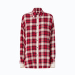 Camicia over con motivo check - Pinko 107383A3HJ RZ5 PINKO 