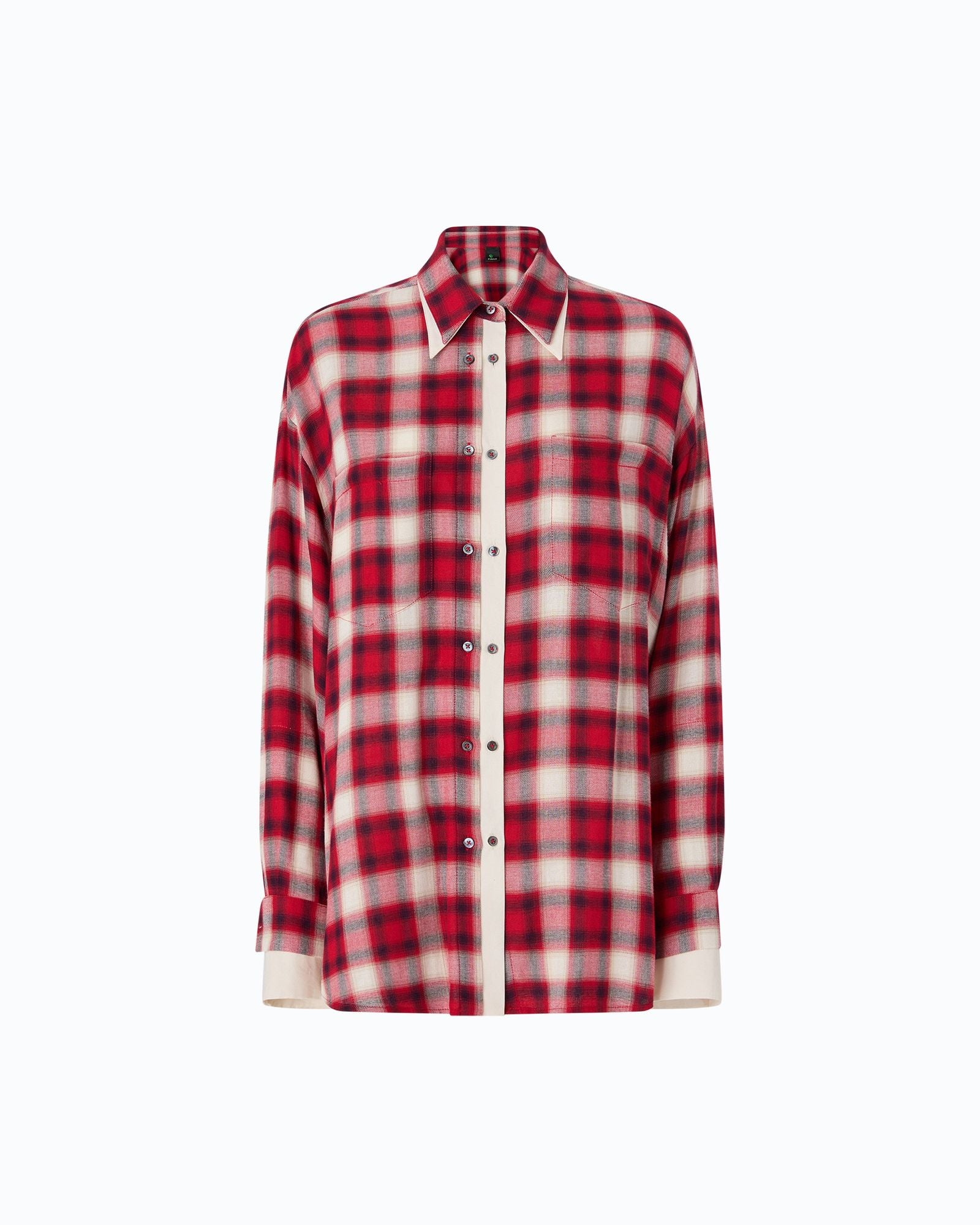 Camicia over con motivo check - Pinko 107383A3HJ RZ5 PINKO 