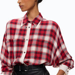 Camicia over con motivo check - Pinko 107383A3HJ RZ5 PINKO 