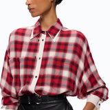 Camicia over con motivo check - Pinko 107383A3HJ RZ5 PINKO 