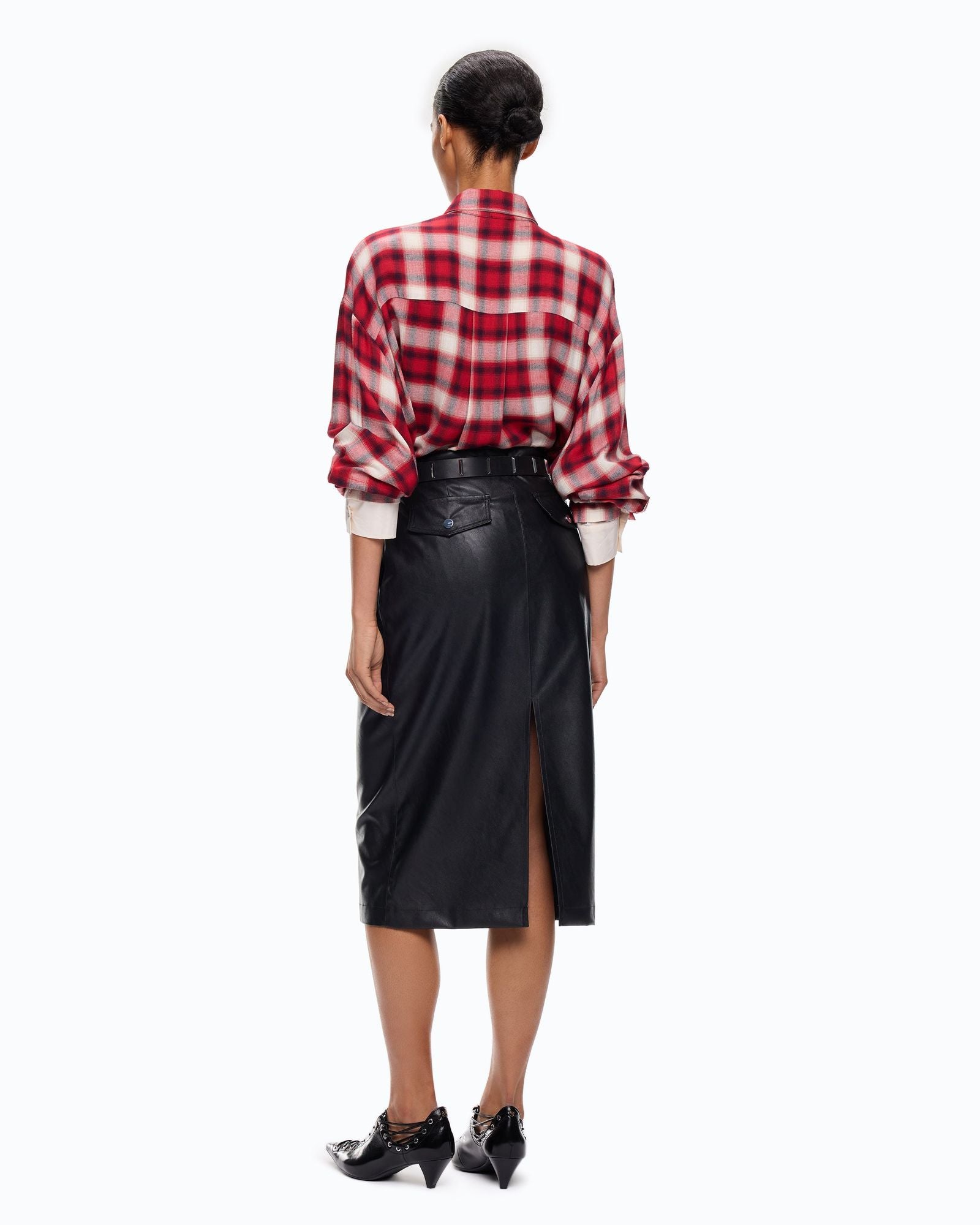 Camicia over con motivo check - Pinko 107383A3HJ RZ5 PINKO 