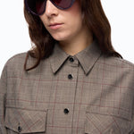 Giacca oversize motivo quadri - Pinko 107419A3FF CYZ PINKO 