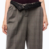 Pantalone ampio a quadri - Pinko 107476A3FF CYZ PINKO 