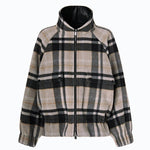 Caban con zip e fantasia check - Pinko 107523A3FW IC9 PINKO 
