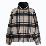 Caban con zip e fantasia check - Pinko 107523A3FW IC9 PINKO 