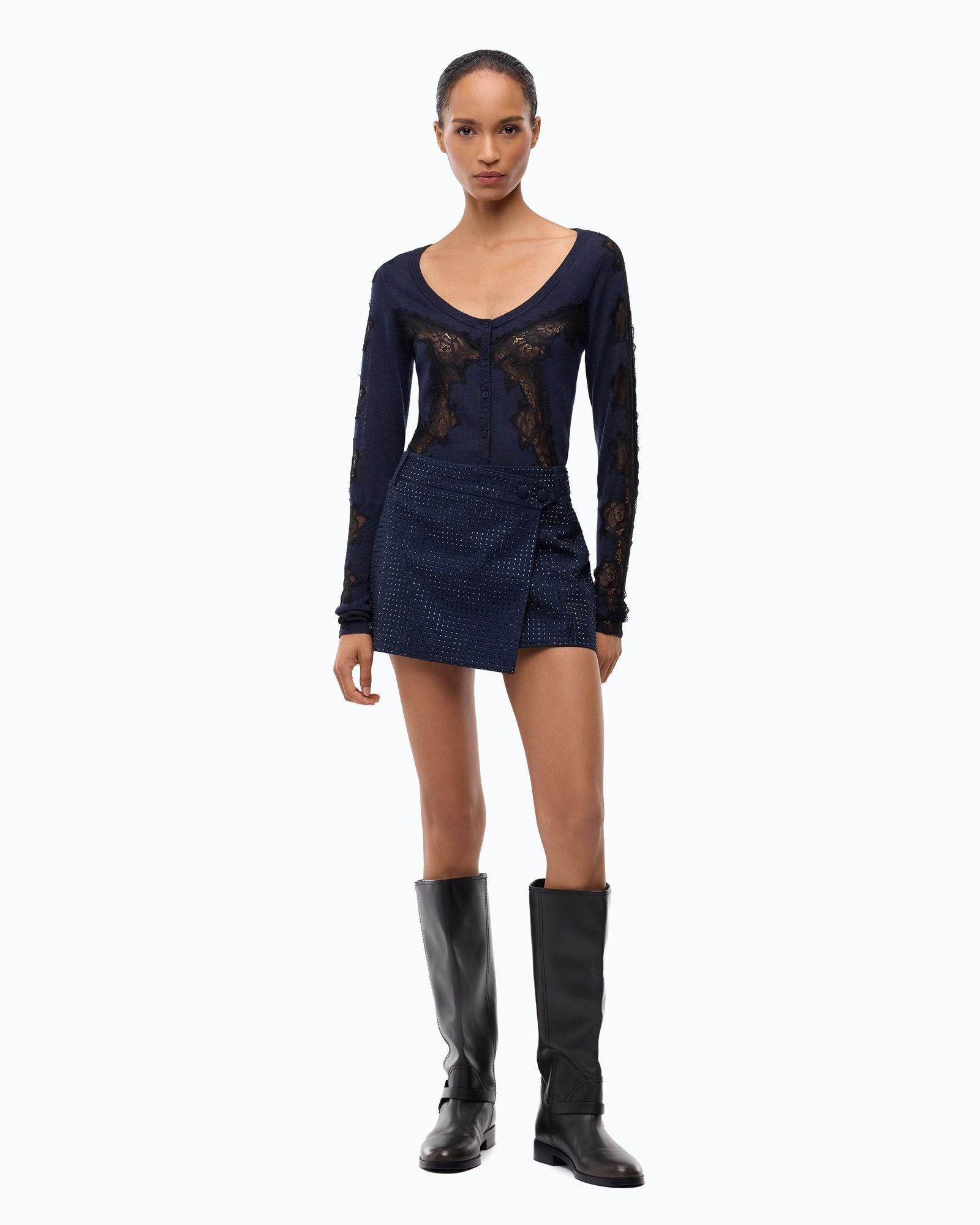 Gonna a portafoglio full strass - Pinko 107674A3M0 G56 PINKO 