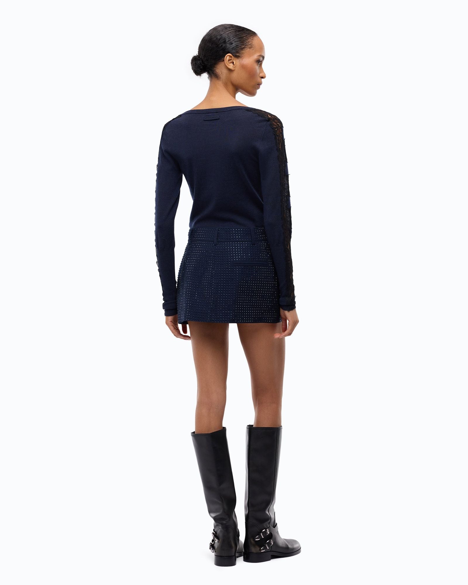 Gonna a portafoglio full strass - Pinko 107674A3M0 G56 PINKO 